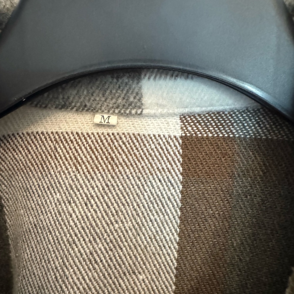 Plaid Button-Up Shacket - Picture 3 of 3